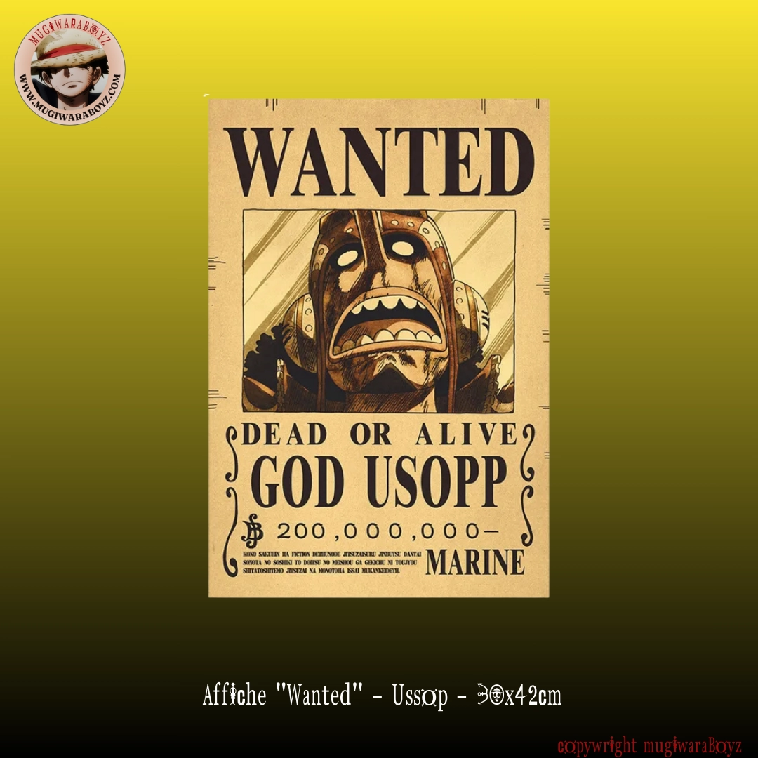 Calculus Concept Affiche "Wanted" - Ussop