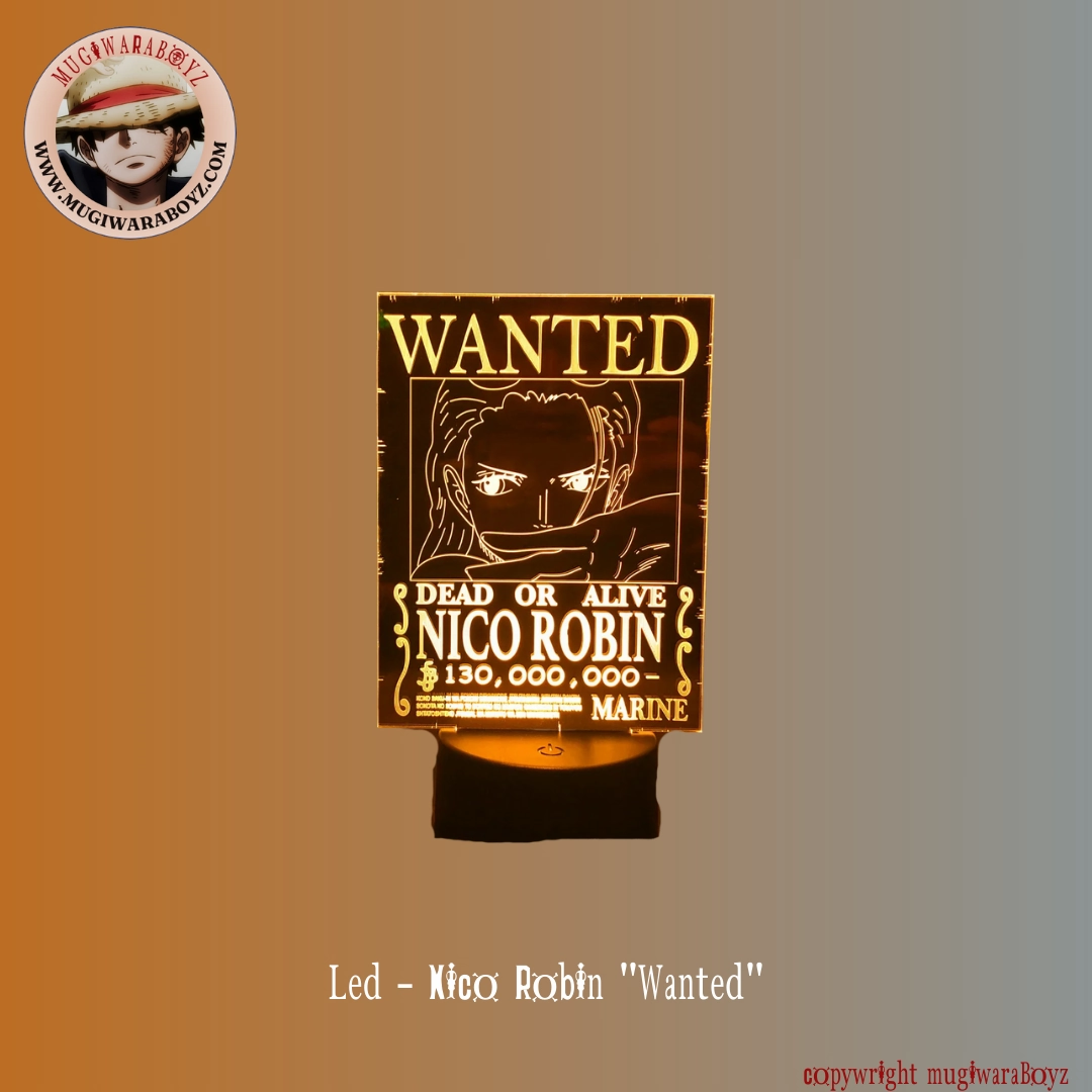 Admission Secure Skill Perfect Lampe Led - Nico Robin "Wanted"