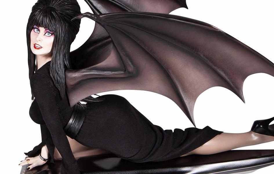 Grand Jester Studios Elvira 1/4 Scale Masterpiece Statue Character Art Art Deco