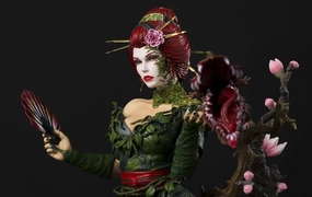 Fantasy Piece Storytelling Prop Poison Ivy ( Knight Of The Rising Sun ) 1/4 Scale Statue