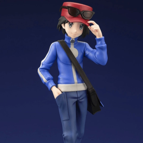 Pok??mon Calem with Froakie ARTFX J Statue Emerging Brand Metal Craft