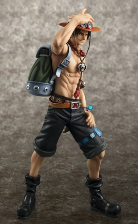 Movie Statue Japanese Anime PORTRAIT.OF.PIRATES ONE PIECE NEO-DX Portgas D Ace 10th LIMITED Ver (repeat)