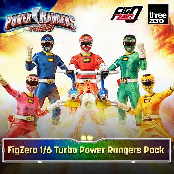 Power Rangers Turbo FigZero 1/6 Turbo Power Rangers Pack Limited Art Gaming Product