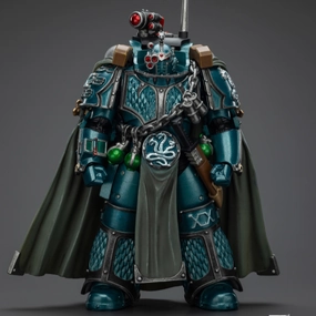 Customizable Toy Shelf Display WARHAMMER Alpha Legion Exodus The One who is Many With Sniper Rifle And Power Dagger
