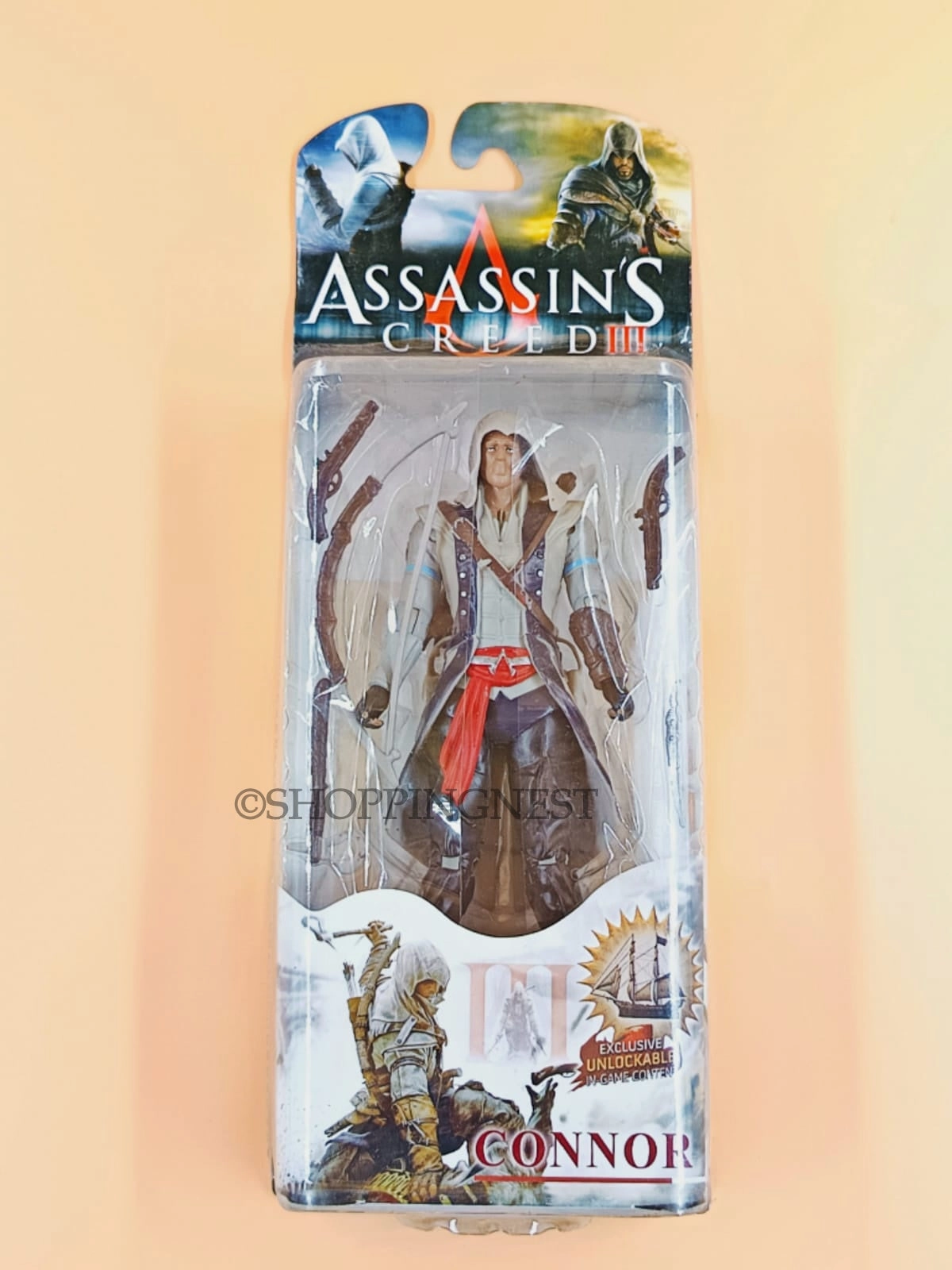 Action Hero Modern Technique Assassin's Creed Series III Connor Kenway Action Figure | 17.5 CMS|
