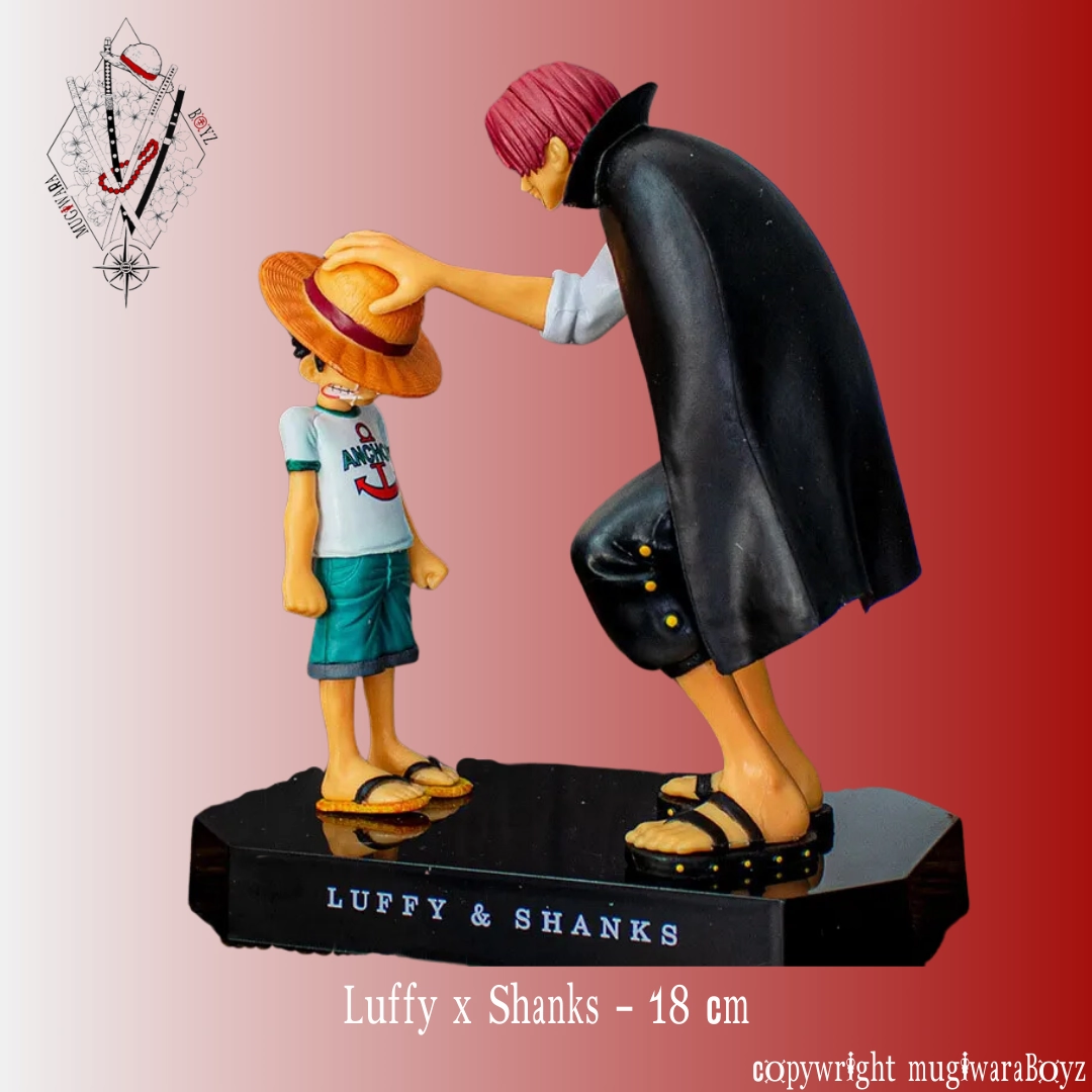 Figurine One Piece - Luffy x Shanks Holiday themed Gaming Peripheral