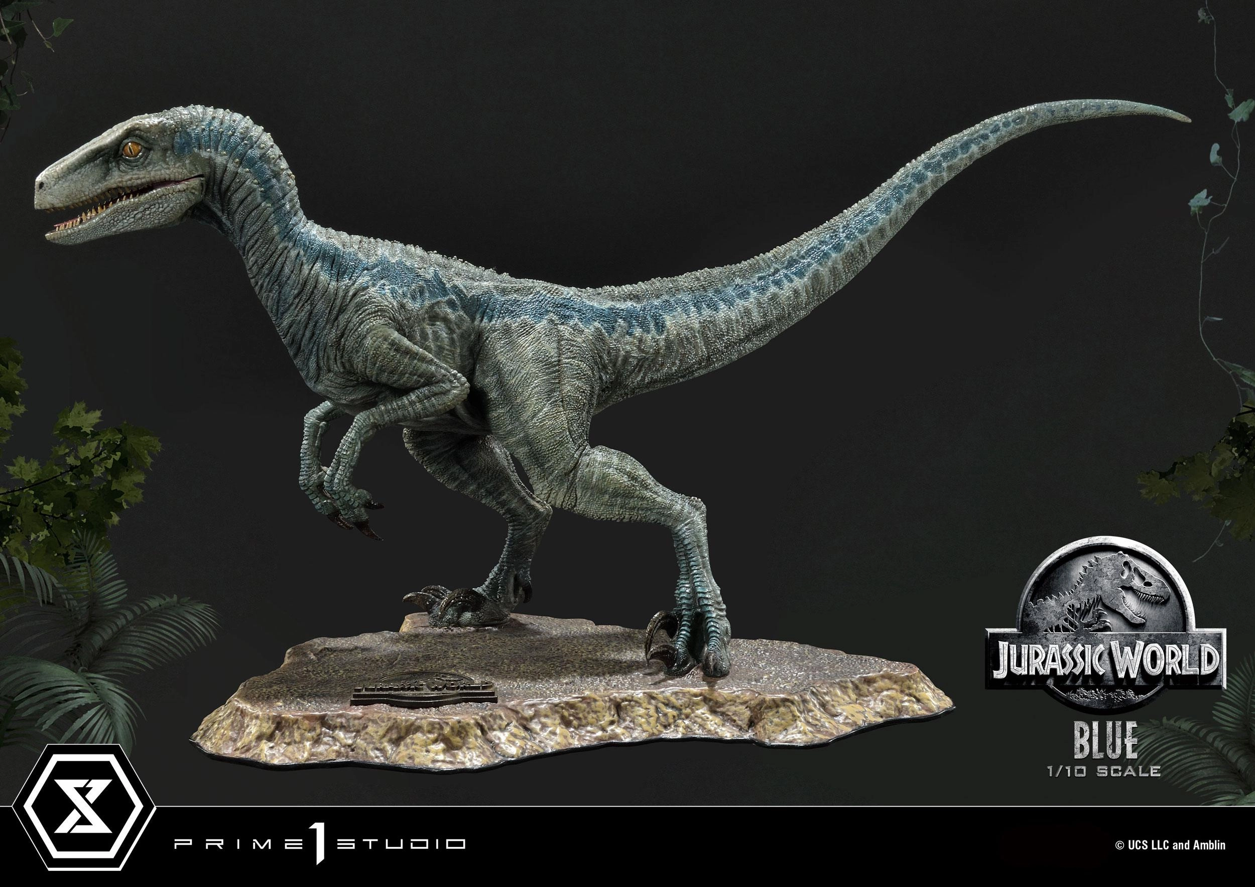 Swapable Head Prime 1 Studio Jurassic World: Fallen Kingdom Blue (Open Mouth Version) Prime Collectibles 1/10 Statue