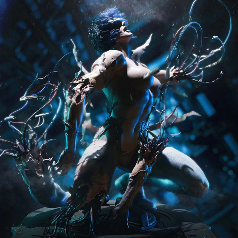 Toy Line Prime 1 Studio Ultimate Premium Masterline GHOST IN THE SHELL Motoko Kusanagi VS Arachnida