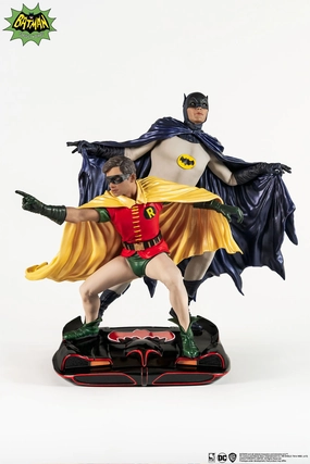 PUREARTS Batman & Robin 1966 - DC Comics - 1/8 Scale Collectible PVC Statue Transforming Toy Battle Stance