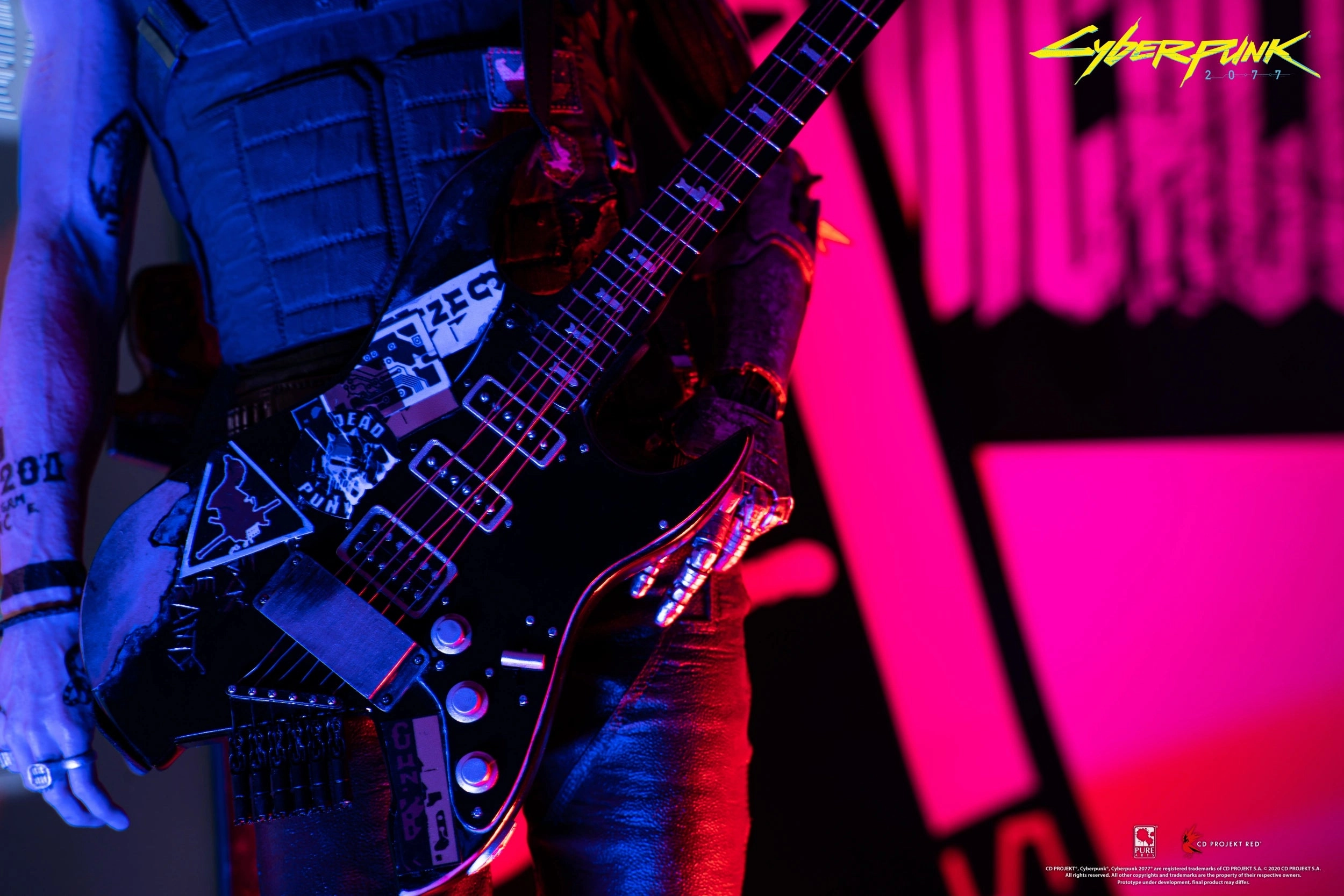 Fantasy Decor PUREARTS Johnny Silverhand (Exclusive) - Cyberpunk 2077 - 1/4 Scale Collectible Statue