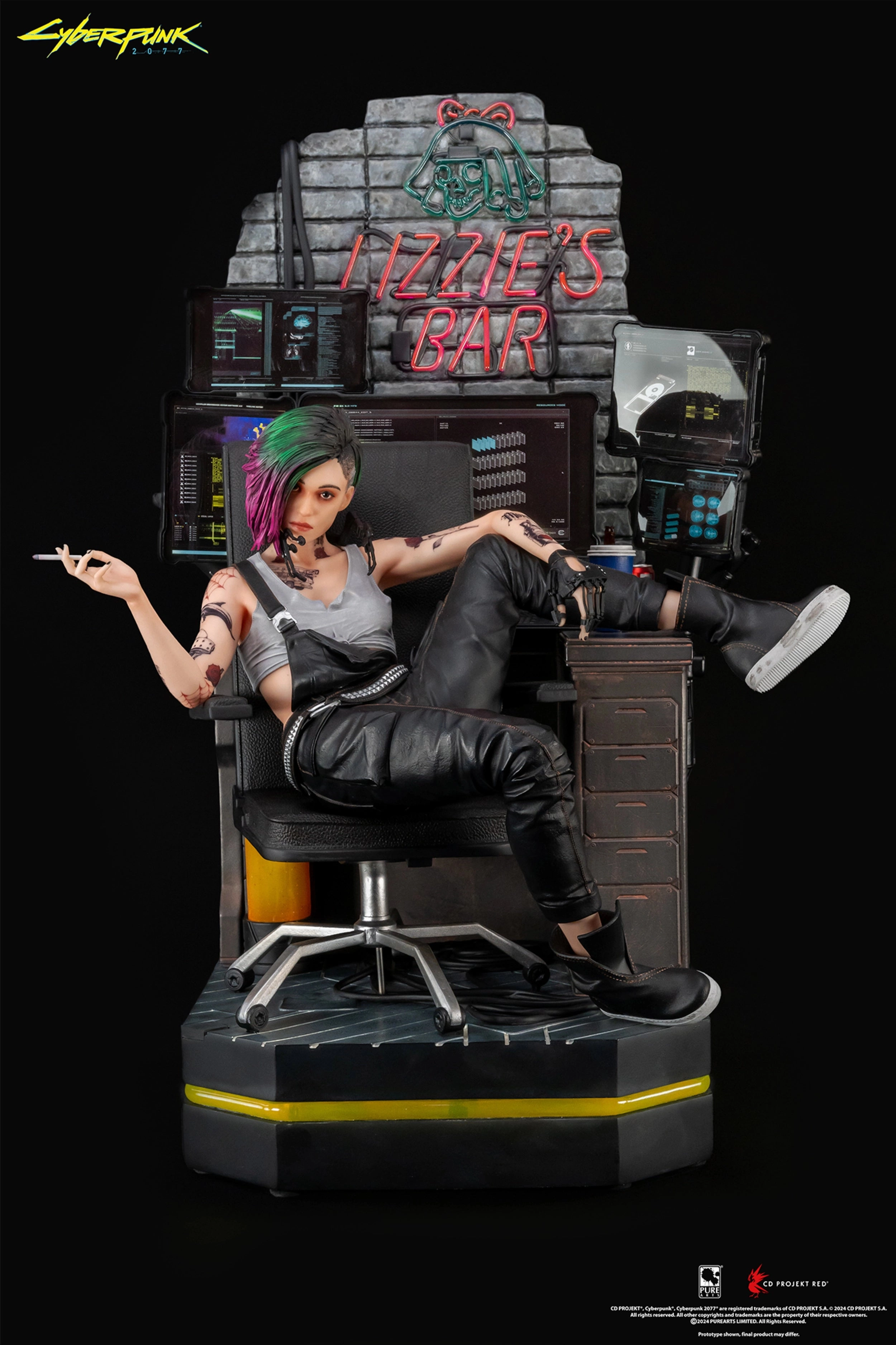 PUREARTS Judy Alvarez - Cyberpunk 2077 - 1/4 Scale Collectible Statue Collectible Decor