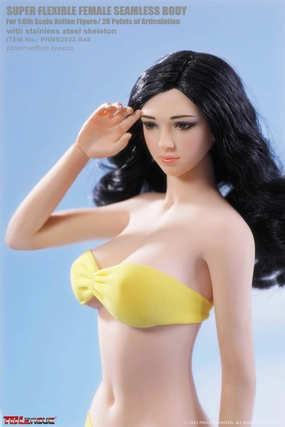 Realistic Model Premium Model Phicen TBLeague S48 Pale, Medium Bust Female Seamless 1/6 Action Figure
