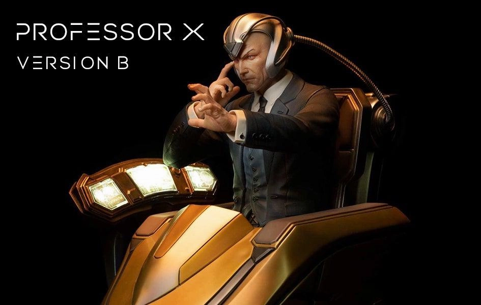 Professor X 1/4 Scale Statue Hoverchair Version B Gaming Collectible Movie Unit