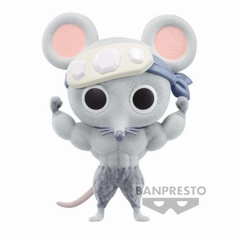 World Heritage Decorative Accent DEMON SLAYER : KIMETSU NO YAIBA FLUFFY PUFFY - MUSCULAR MICE ( VER A )