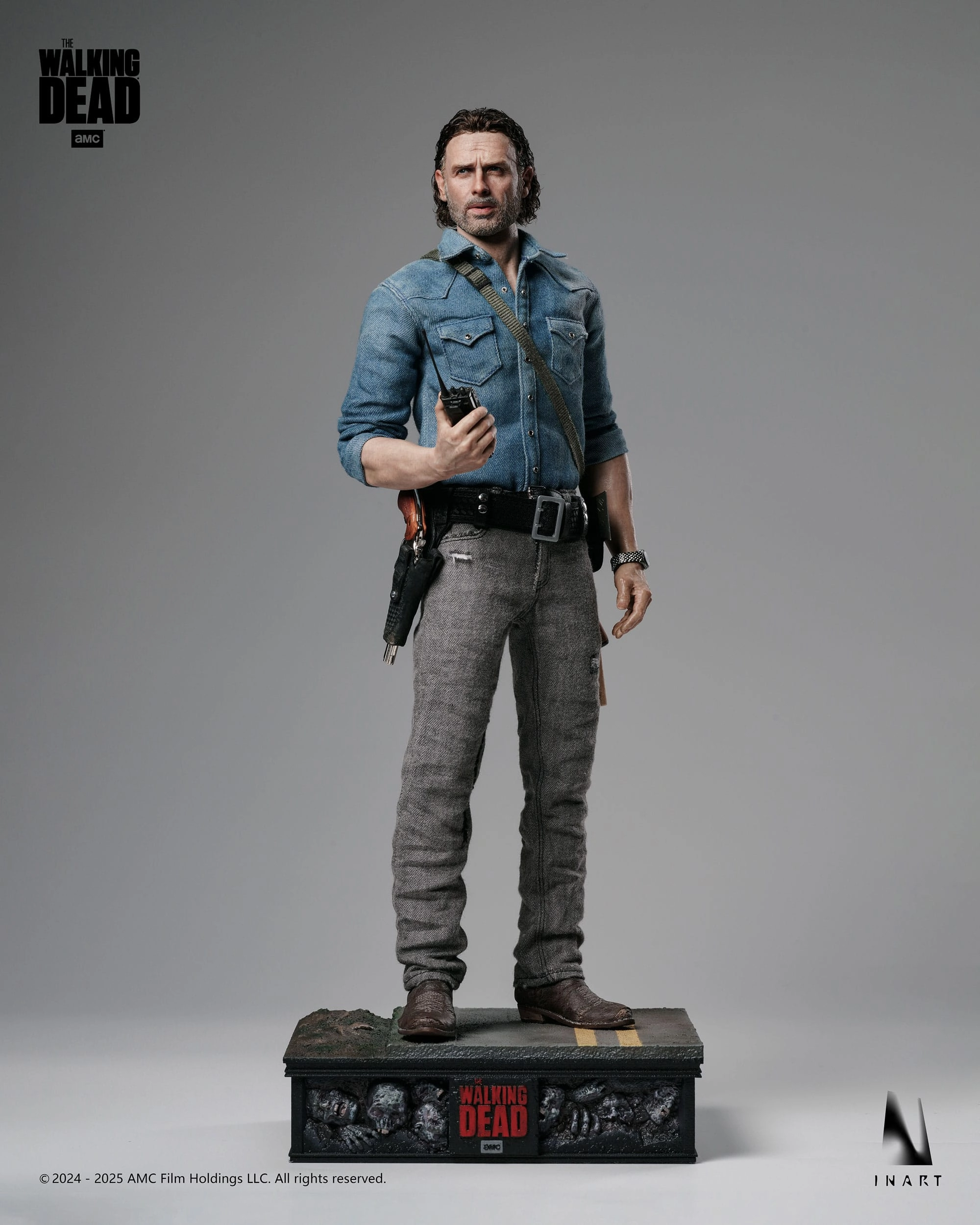 Queen Studios INART The Walking Dead Rick Grimes 1/6 Action Figure Tourist Memorabilia