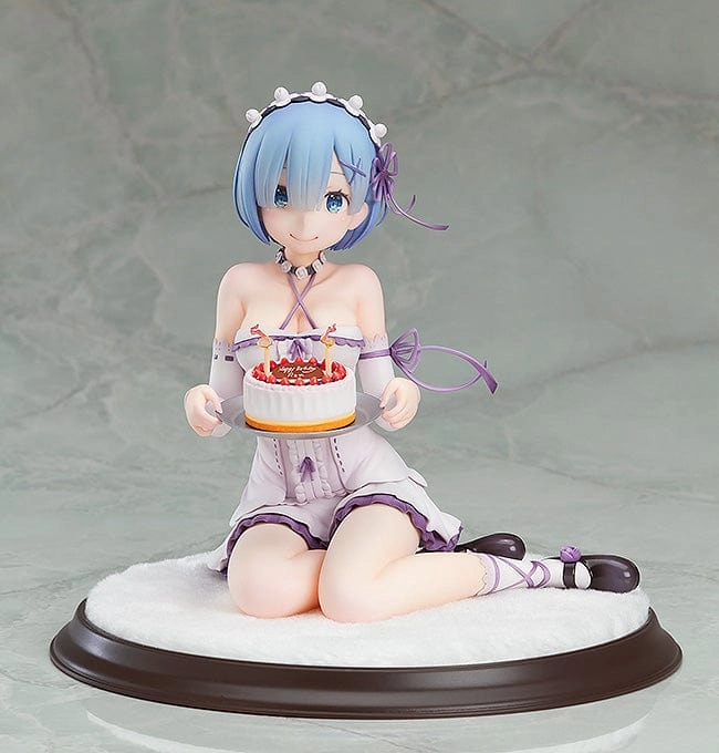Re: ZERO - Starting Life in Another World - Rem : Birthday Cake Ver. ( re-run ) 1/7 Scale Figure Display Case Cultural Gift
