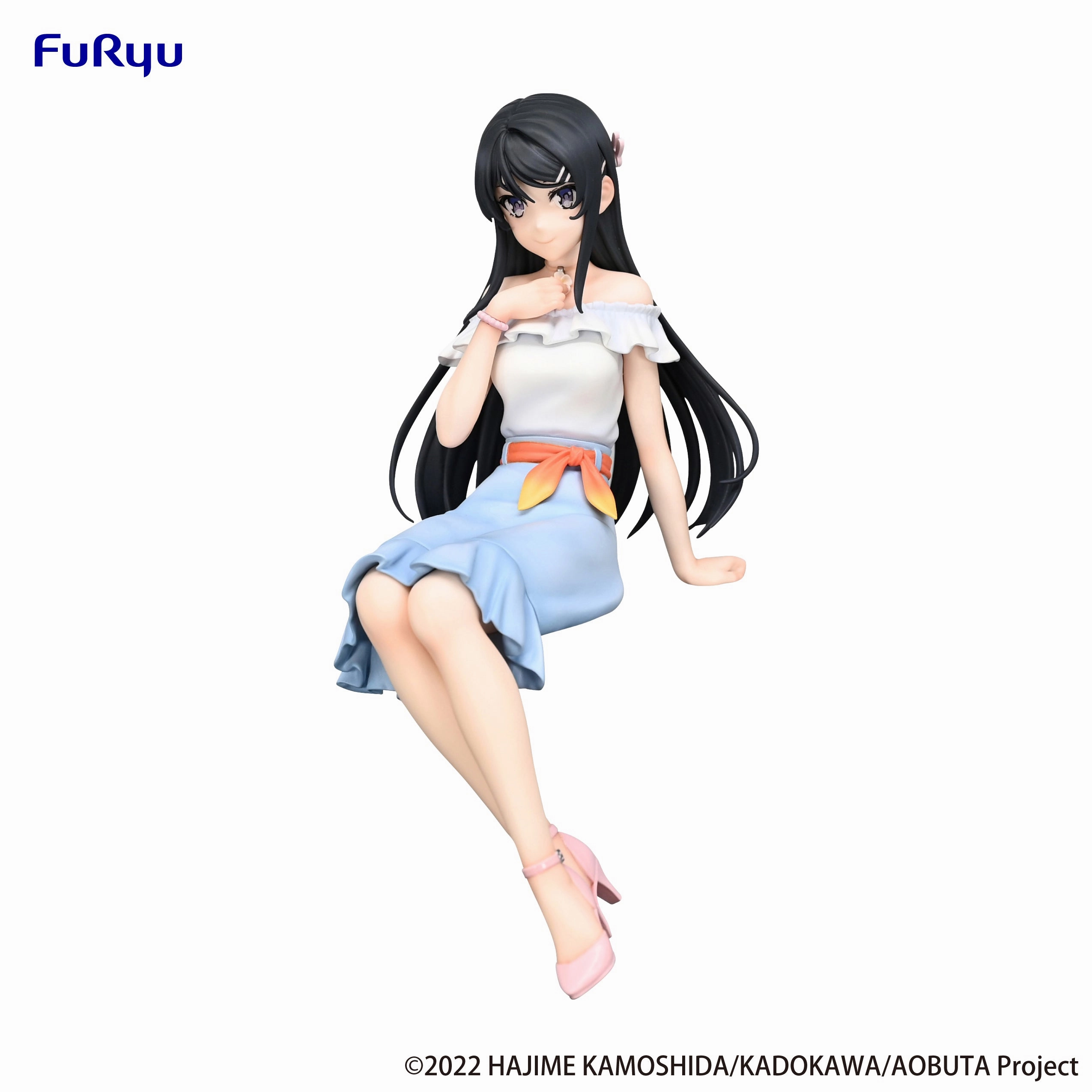 Rascal Does Not Dream Series Noodle Stopper Figure Mai Sakurajima Summer Outfit ver Anime Goods Art Creation
