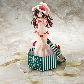 Miniature Collectible Superhero Showcase Rent A Girlfriend Chizuru in a Santa Claus Bikini 1/6 Scale Figure