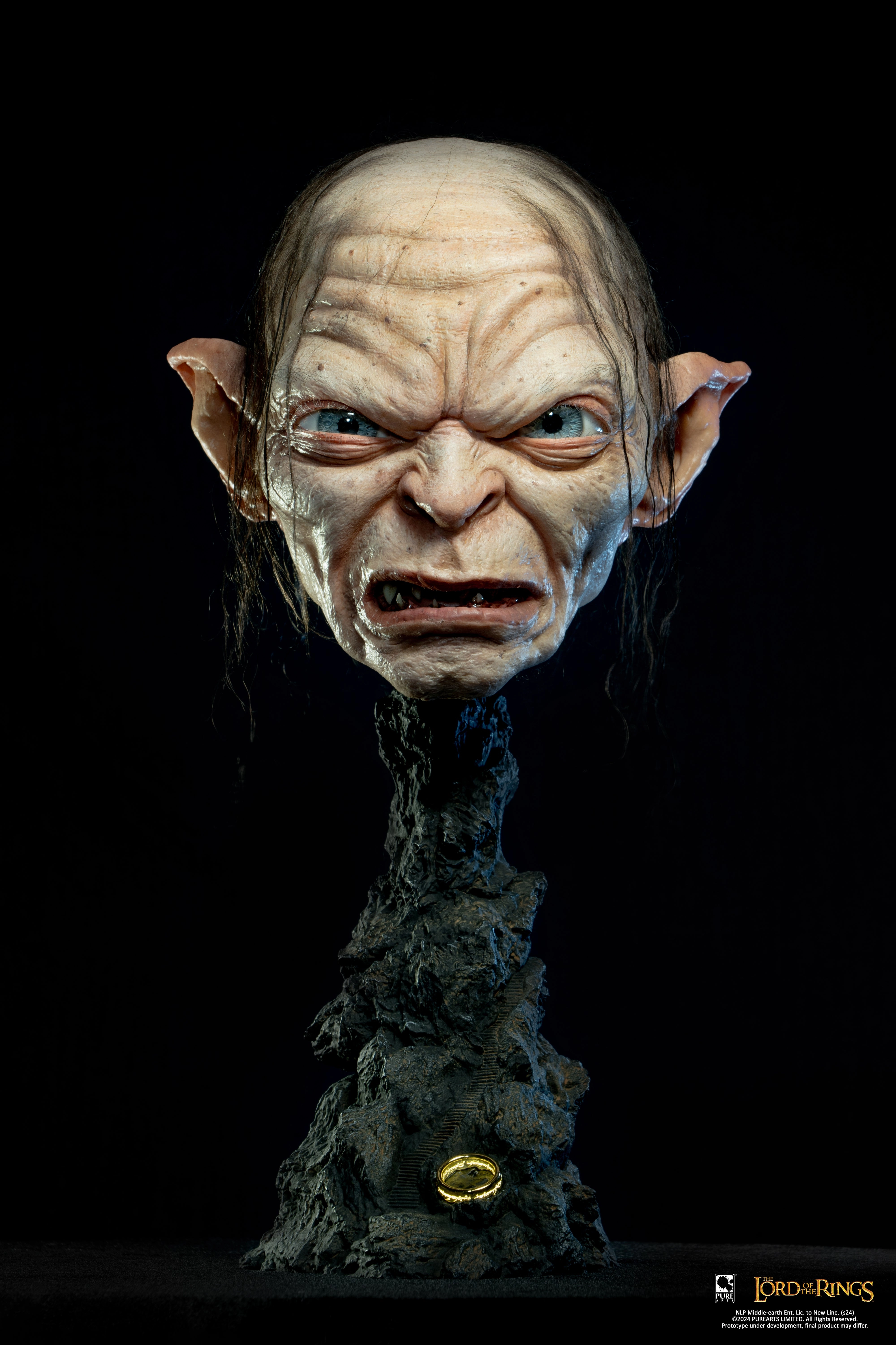 PUREARTS Gollum Art Mask (Exclusive Edition) - Lord of the Rings - 1/1 Scale Collectible Replica Blue Ribbon Secondary Market