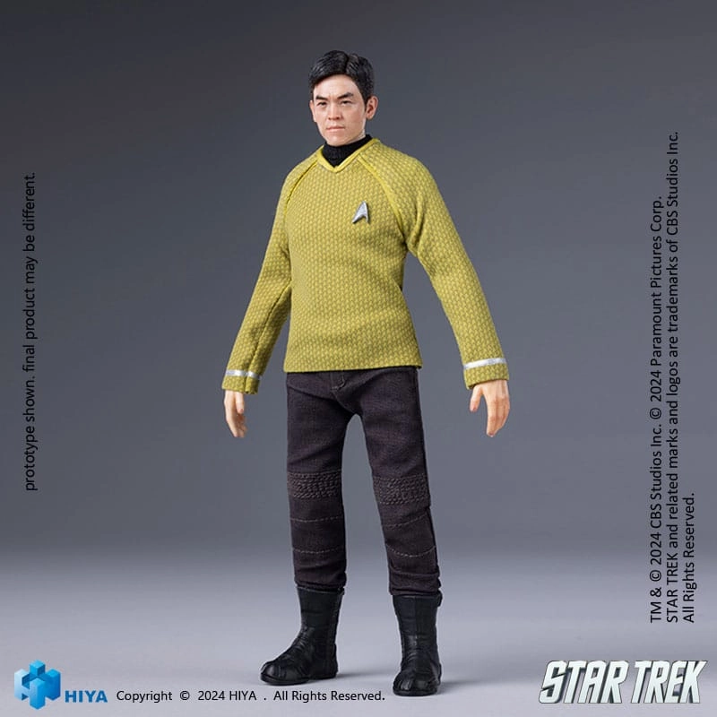 Articulated Joint Superhero Statue Hiya Toys Star Trek 2009 Sulu Exquisite Super Series 1/12 Action Figure