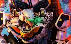 Robotech - VF-1S Skull Leader (Battloid Mode Edition) Statue Movie Display