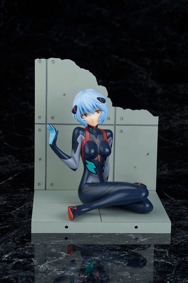 EVANGELION:3.0+1.0 THRICE UPON A TIME Rei Ayanami Plugsuit Ver. New Movie Edition Collectible Display Passed Down