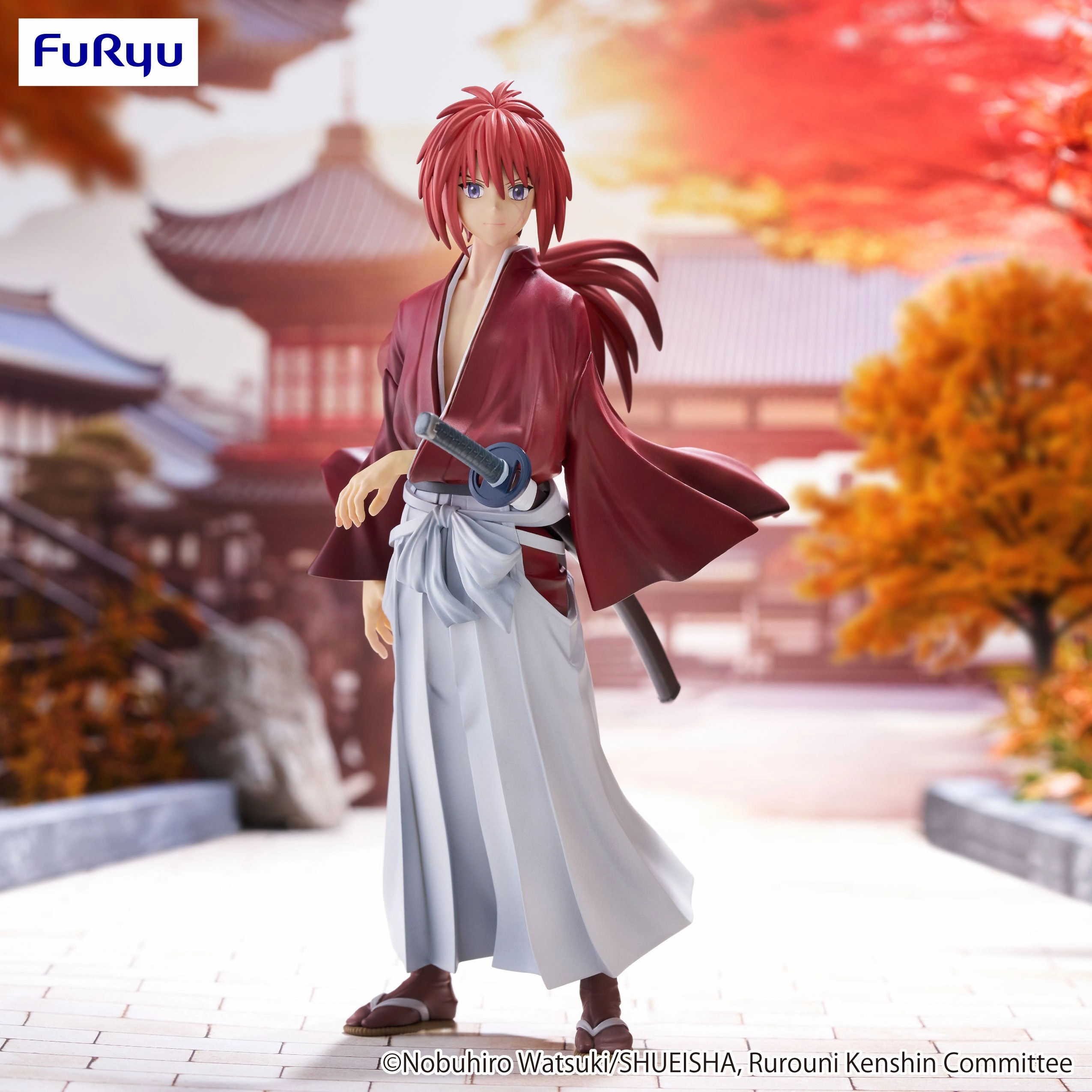 Monochrome Design Rurouni Kenshin : Meiji Swordsman Romantic Story Trio-Try-iT Figure Kenshin Himura