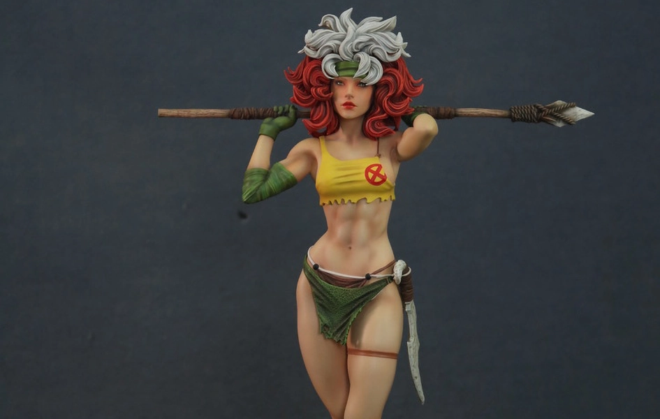 Savage Land Ginger Babe 1/4 Scale Statue Window Sill