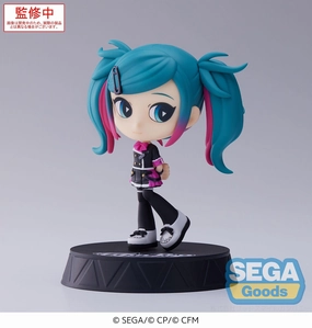 SEGA HATSUNE MIKU COLORFUL STAGE Tip n Pop PM Figure Hatsune Miku in the Classroom SEKAI Action Statue Designer Display