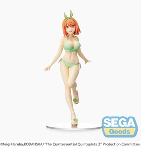 Cute Collectible Iconic Character SEGA The Quintessential Quintuplets 2 PM Figure Yotsuba Nakano