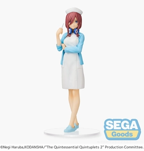 Premium Collection SEGA The Quintessential Quintuplets 2 SPM Figure Miku Nakano Nurse Ver