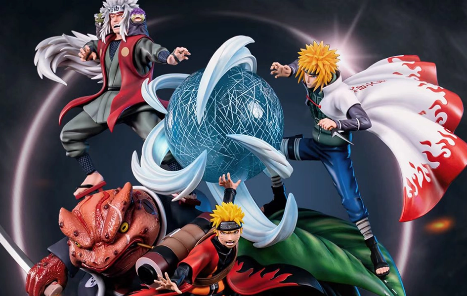 Collectible Decor Naruto Shippuden - Inheritance (Naruto, Minato, and Jiraiya) 1/6 Scale Statue