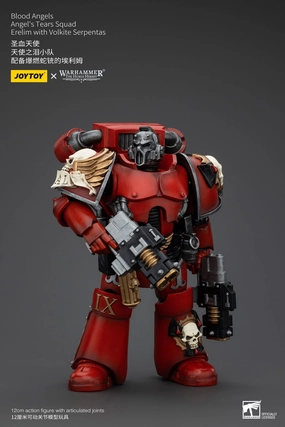 Leisure Activity JOYTOY Warhammer The Horus Heresy Blood Angels Angel's Tears SquadErelim with Volkite Serpentas 1/18 Action Figure