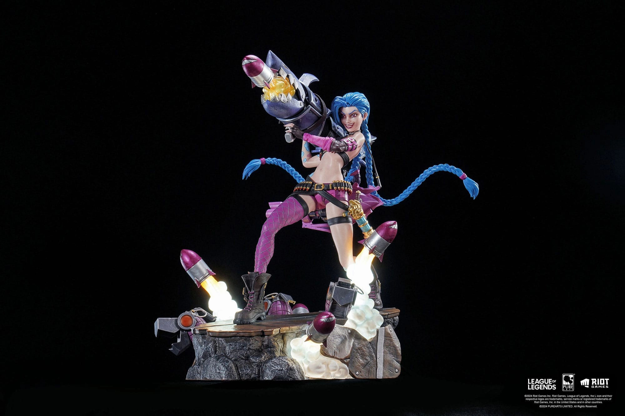 PUREARTS Jinx - League of Legends - 1/6 Scale Collectible Statue Asian Zen Holiday themed