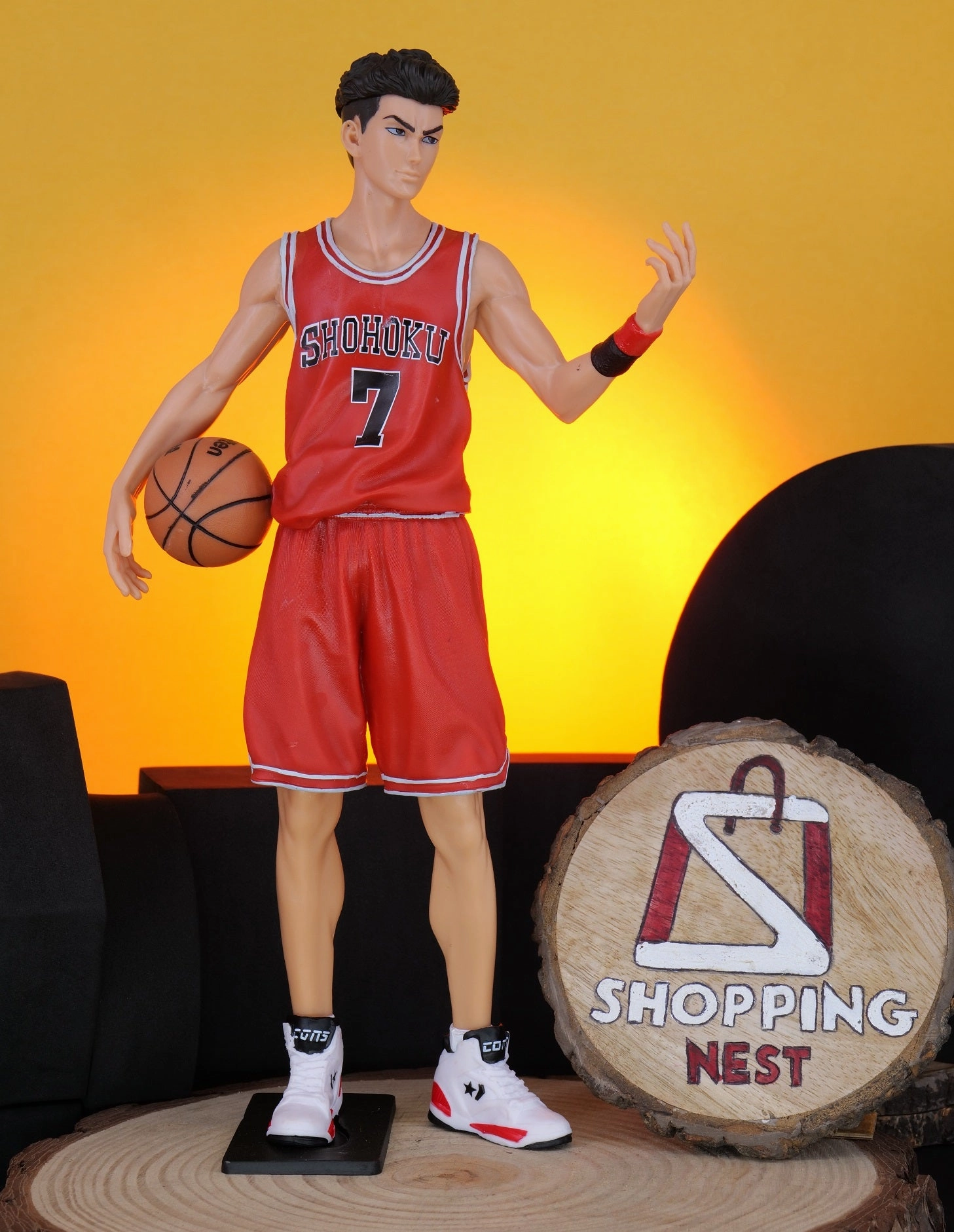 Buildable Figure Sports Player Slam Dunk Ryouta Miyagi Basketball Action Figure (20 cm) |PVC| ?C Anime Collectible by ShoppingNest