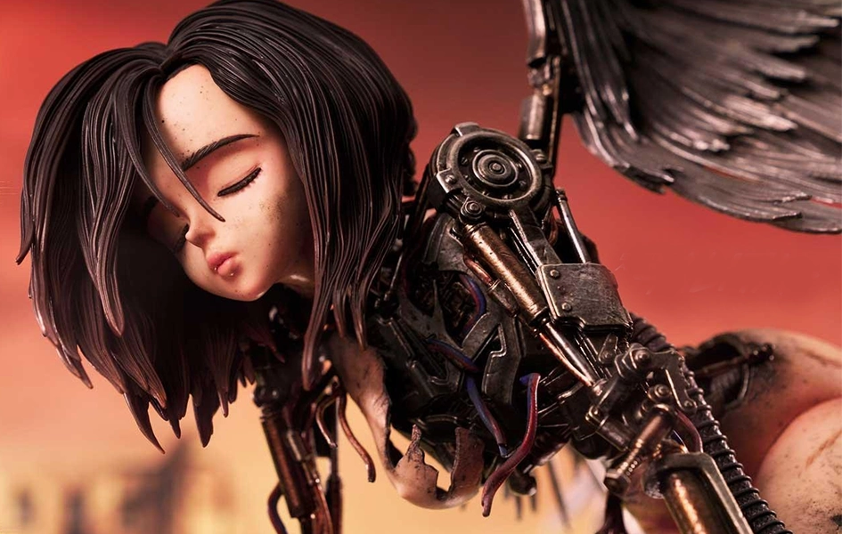 Battle Angel Alita - Gally Rusty Angel (Bonus Version) 1/4 Scale Statue Chibi Style