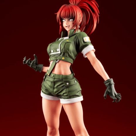 SNK THE KING OF FIGHTERS '97 Orochi Leona Bishoujo Statue Limited Display Handmade Sculpture