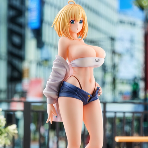 Designer Statue Desk Decor Sophia F. Shirring Tube Top Ver. Illustration by Nadare Takamine Bonus Edition