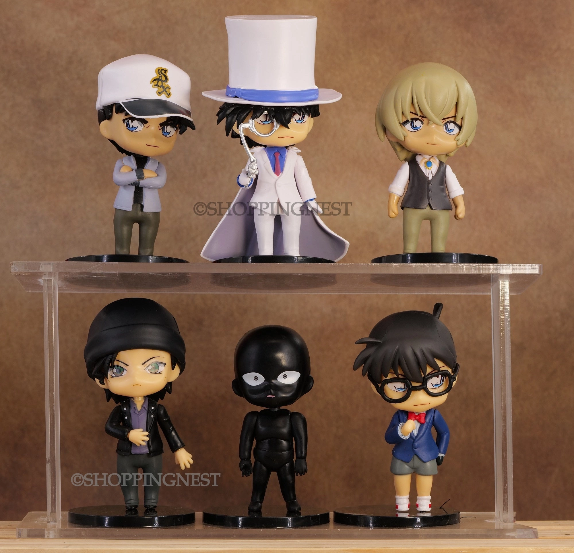 Detective Conan Action Figure Set Of 6 Pcs Set PVC Figure |  9-12 Cms  | Samurai Figure