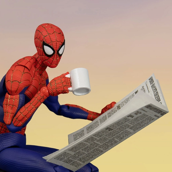 Free Shipping Video Game Adaptation Spider-Man: Into The Spider-Verse SV-Action Peter B. Parker (Spider-Man Oversea Ver.)(Reissue)