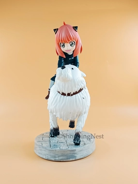 Limited Collectible Spy X Family Anya Forger Riding a Dog PVC Action Figure | 22 CMS |