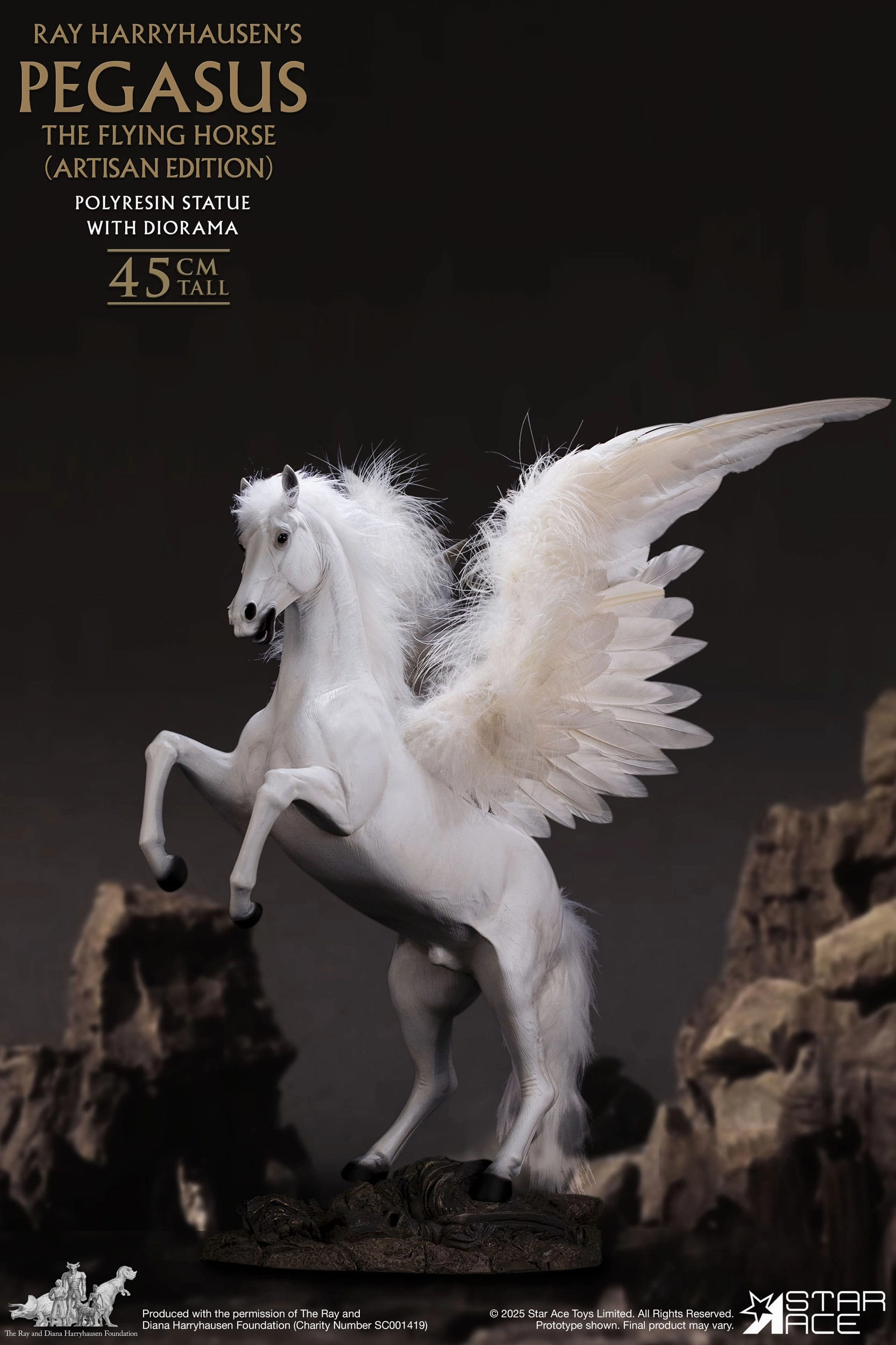 Star Ace Toys Ray Harryhausen's Pegasus The Flying Horse (Artisan Edition) 1/6 Diorama Statue Robot Design