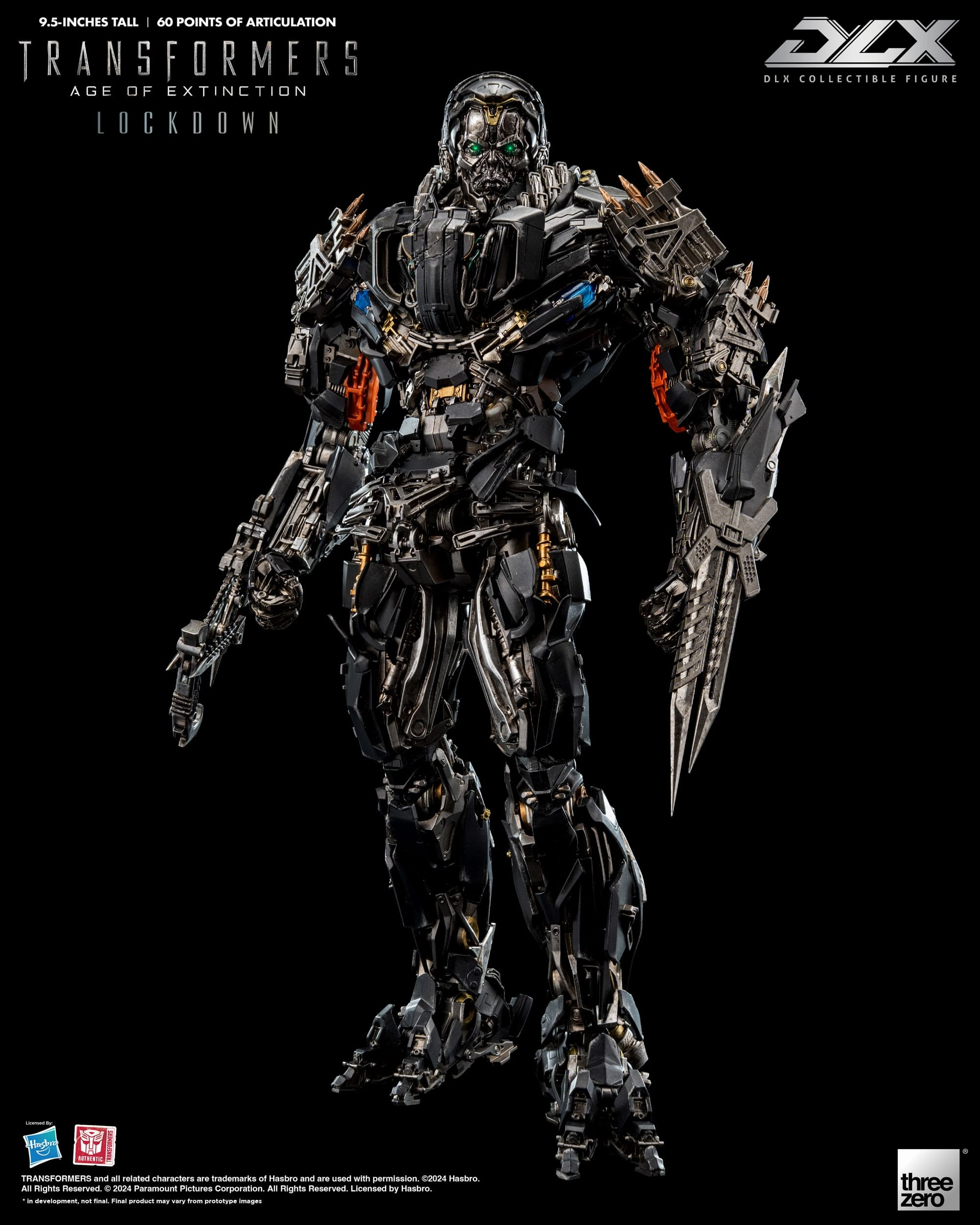Passed Down Threezero Transformers: Age of Extinction Lockdown DLX 1/6 Action Figure