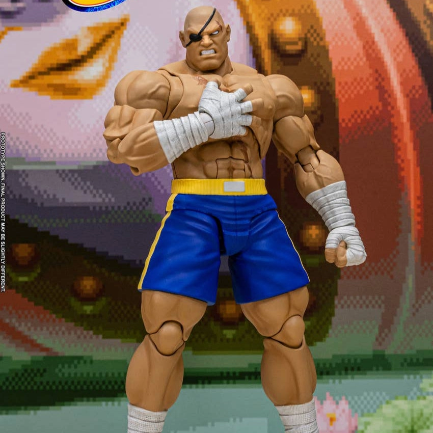 Gallery Worthy Storm Arena: Street Fighter Alpha 3 - Sagat 1/12 Scale Action Figure
