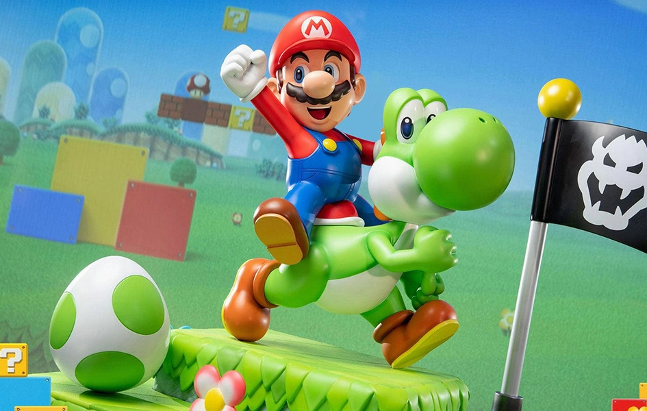 Robot Decor Super Mario ?C Mario & Yoshi (Definitive Ed.) Statue
