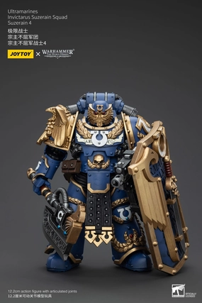 JOYTOY Warhammer The Horus Heresy Ultramarines Invictarus Suzerain Squad Suzerain 4 1/18 Action Figure Animation Series Military Figure