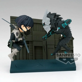 Superhero Art Movie Toy KAIJU NO. 8 WORLD COLLECTABLE FIGURE LOG STORIES SOSHIRO HOSHINA VS KAIJU NO. 8