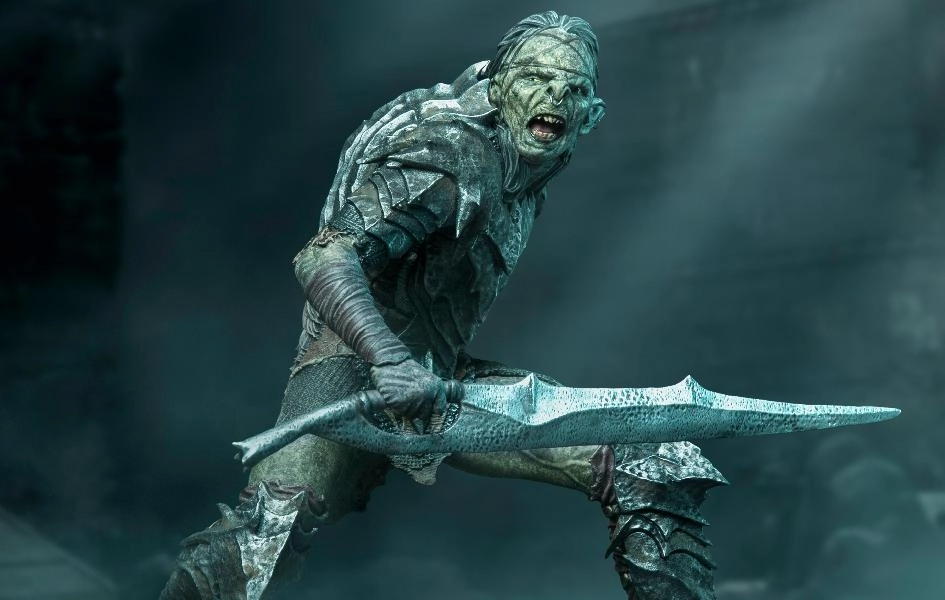 Collectible Showcase Swordsman Orc BDS Art Scale 1/10 - Lord of the Rings