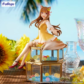 Stylized Art Robot Merchandise Spice and Wolf Noodle Stopper Figure Holo Sunflower Dress ver
