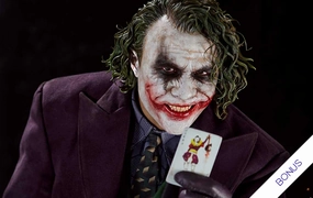 Action Collectible The Dark Knight (2008) - The Joker (Bonus) 1/3 Scale Statue